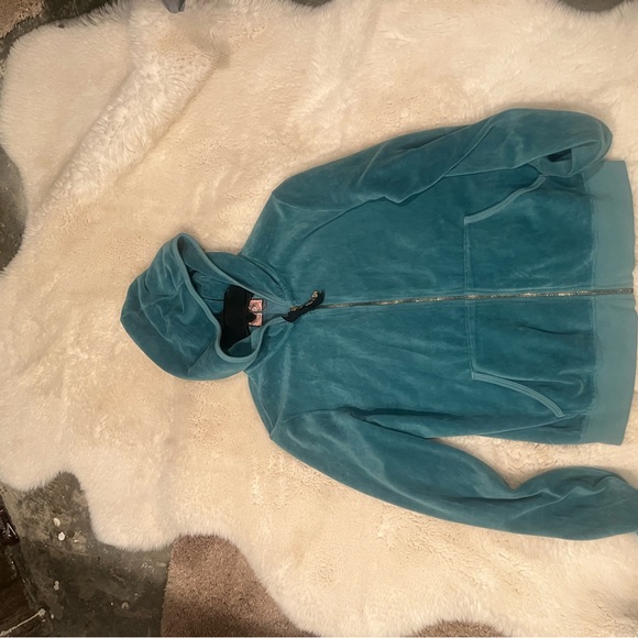 Juicy Couture y2k boutique Velour Hoodie and Joggers 2 piece L bottom XL Hoodie. - Picture 9 of 13